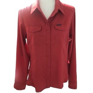 Columbia Sportswear Omni-Shade Sun Protection Button up Shirt Size Medium